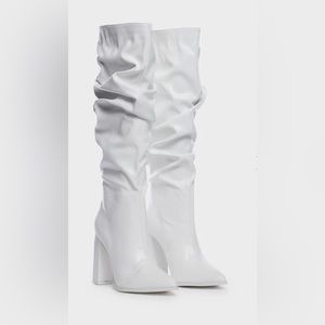 White Nori boots
